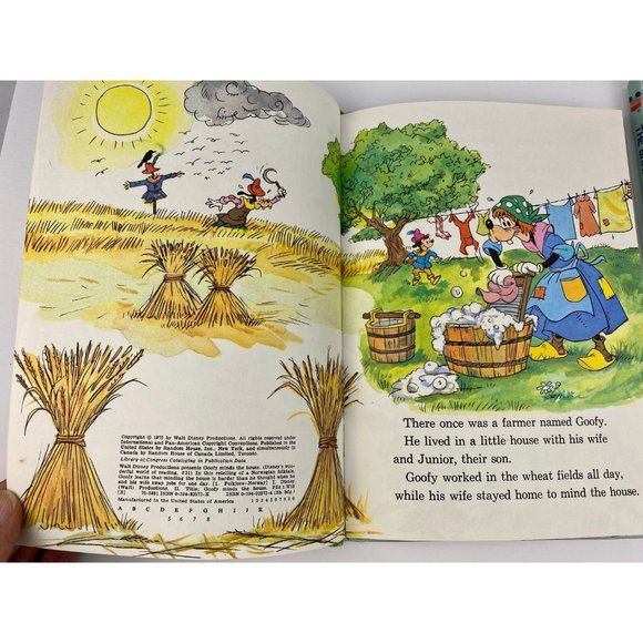 Disney's Wonderful World of Reading Lot of Six Vintage 1970s Children’s Books - Picture 9 of 12